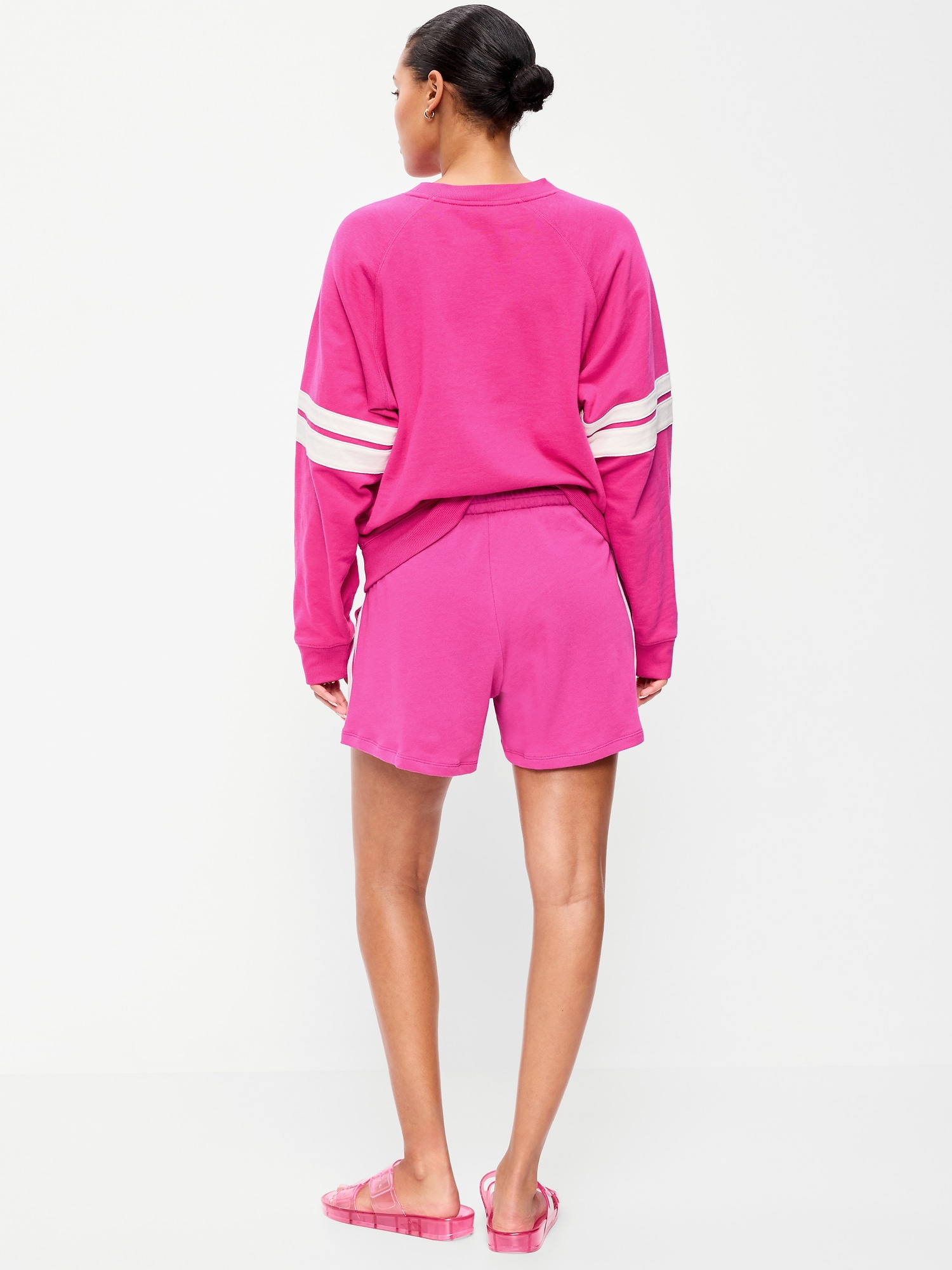 High-Waisted Pull-On Shorts - 5-inch inseam