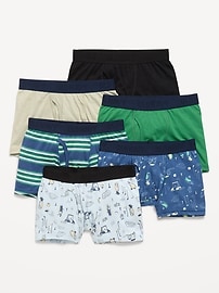 Image number 1 showing, Boxer-Briefs Underwear 6-Pack for Boys