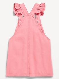 Image number 2 showing, Ruffle-Trim Twill Skirtall Dress for Toddler Girls