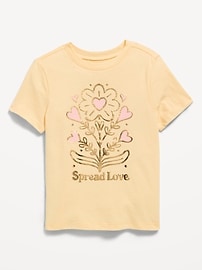 Image number 1 showing, Short-Sleeve Graphic T-Shirt for Toddler Girls