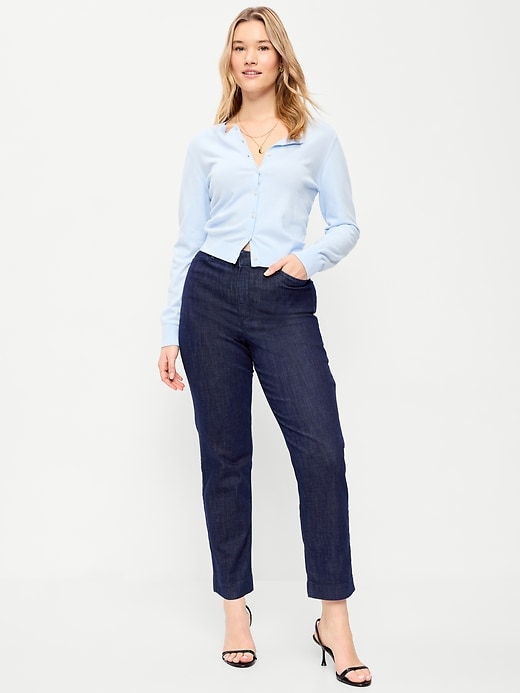 Image number 5 showing, High-Waisted Pixie Straight Pants