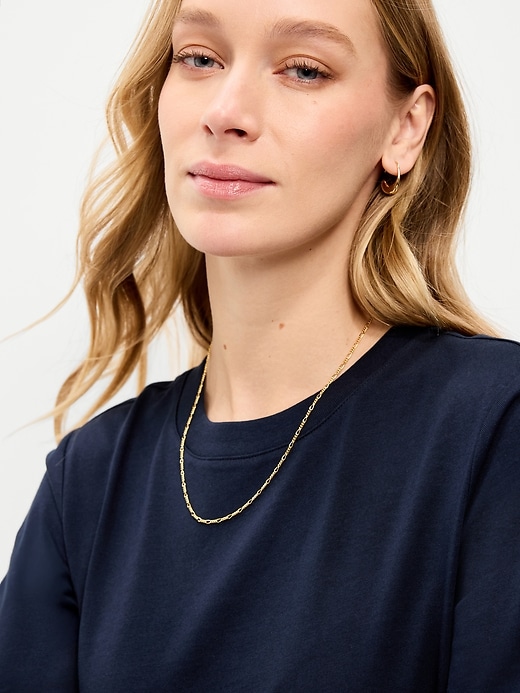 Image number 5 showing, Vintage Crew-Neck Mini T-Shirt Dress