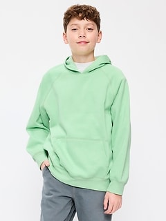 Oversized Washed Pullover Hoodie for Boys