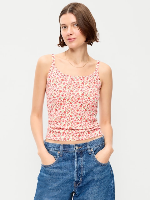 Pointelle Cami Tank Top