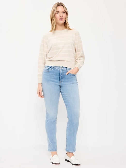 Image number 6 showing, High-Waisted Rockstar Super-Skinny Jeans