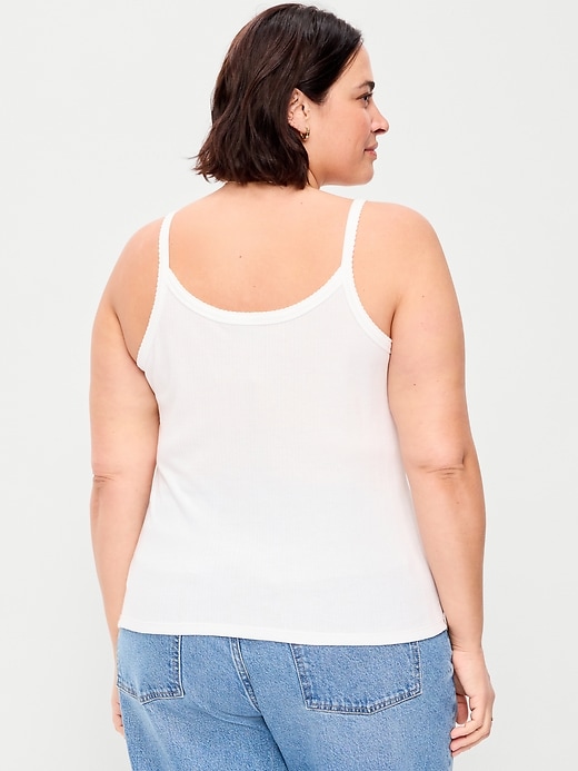 Image number 9 showing, Pointelle Cami Tank Top