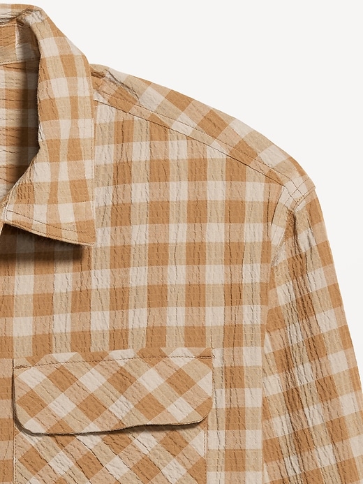 Image number 5 showing, Loose Fit Cropped Shirt