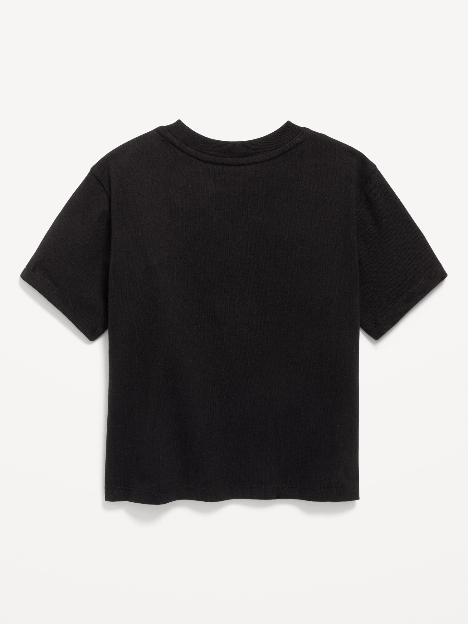 Футболка Old Navy Oversized Short-Sleeve Heavyweight T-Shirt для мальчиков-малышей, цвет: Чёрный — фото 2