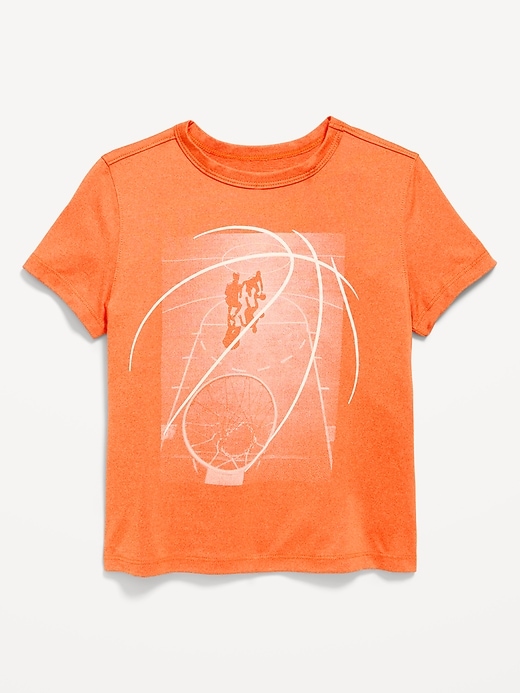 Image number 1 showing, CloudMotion Short-Sleeve Graphic T-Shirt for Toddler Boys