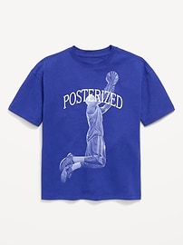 Image number 1 showing, Oversized Short-Sleeve Graphic T-Shirt for Boys