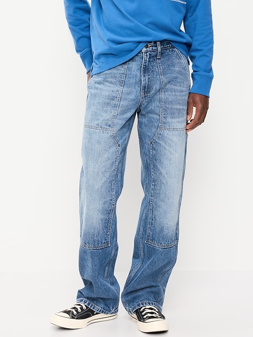 Image number 2 showing, 90's Baggy Carpenter Jeans