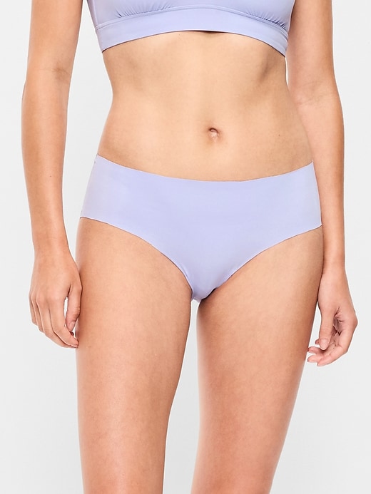 Image number 1 showing, Low-Rise No-Show Hipster Underwear