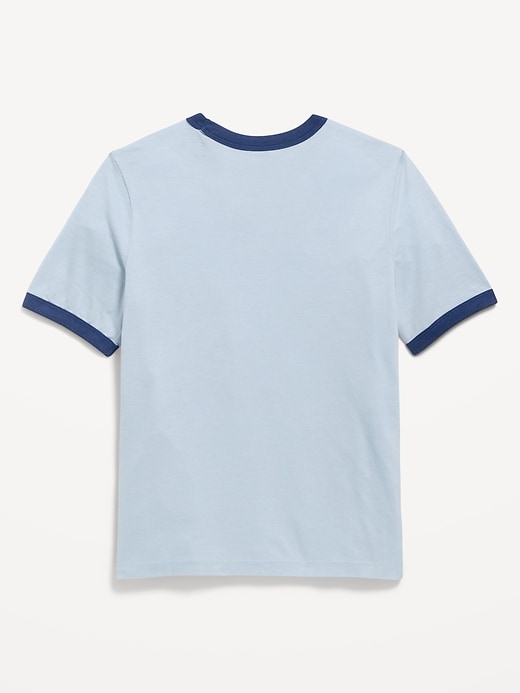 Image number 2 showing, Softest Printed Crew-Neck T-Shirt for Boys