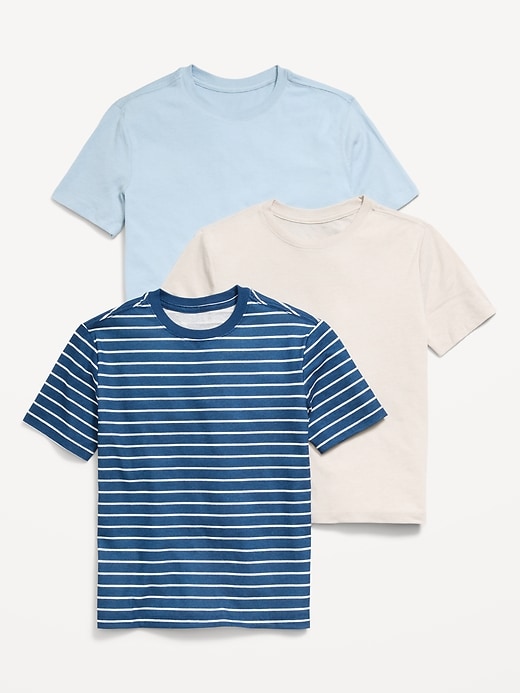 Image number 1 showing, Softest Short-Sleeve T-Shirt 3-Pack for Boys