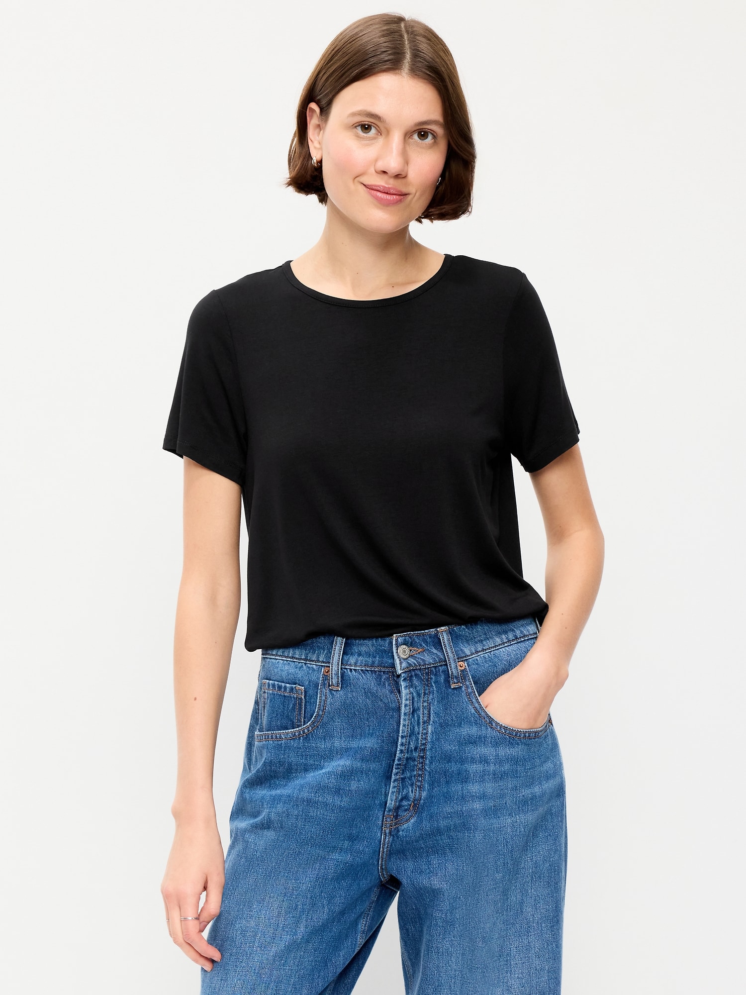 Luxe Crew-Neck T-Shirt