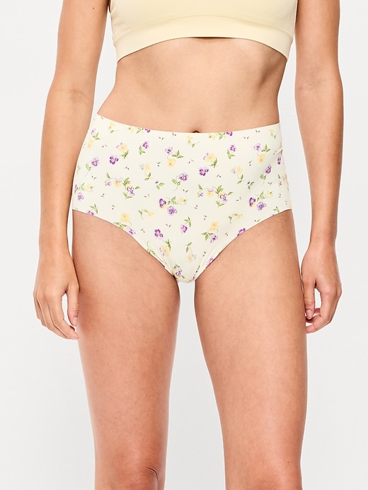 Image number 2 showing, High-Waisted No-Show Brief Underwear 6-Pack