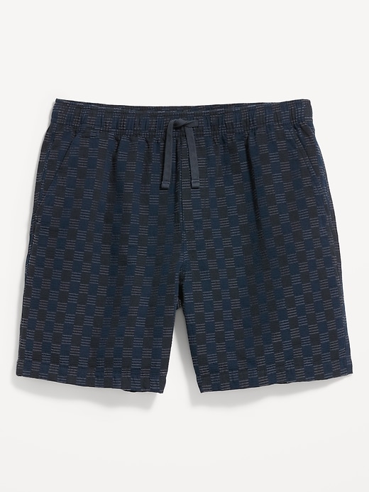 Image number 1 showing, Textured-Knit Jogger Shorts -- 7-inch inseam