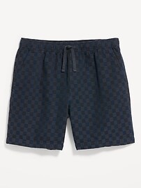 Image number 1 showing, Textured-Knit Jogger Shorts -- 7-inch inseam