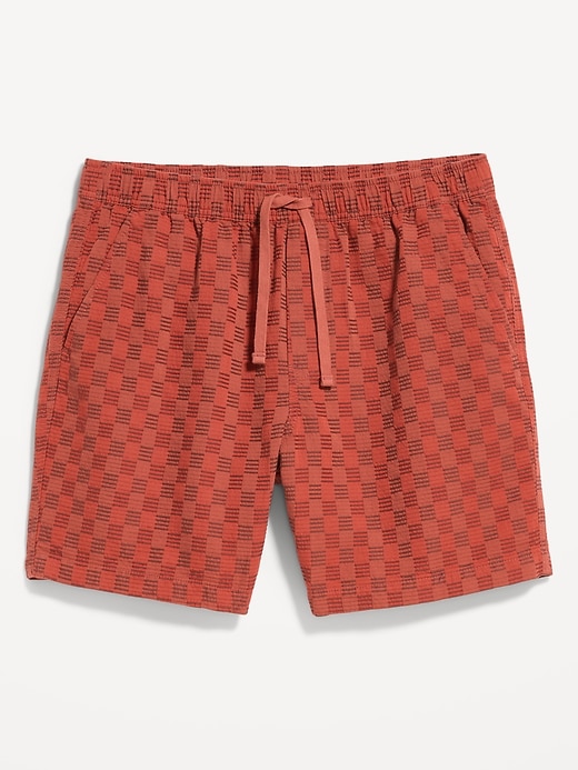 Image number 6 showing, Textured-Knit Jogger Shorts -- 7-inch inseam