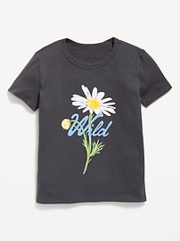 Image number 1 showing, Short-Sleeve Graphic T-Shirt for Girls