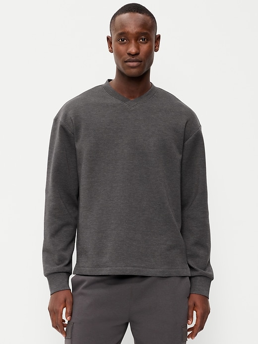 Image number 1 showing, Dynamic Fleece V-Neck Sweatshirt