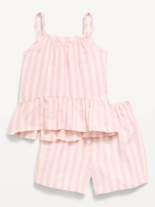 Image number 1 showing, Printed Sleeveless Top and Shorts Set for Toddler Girls