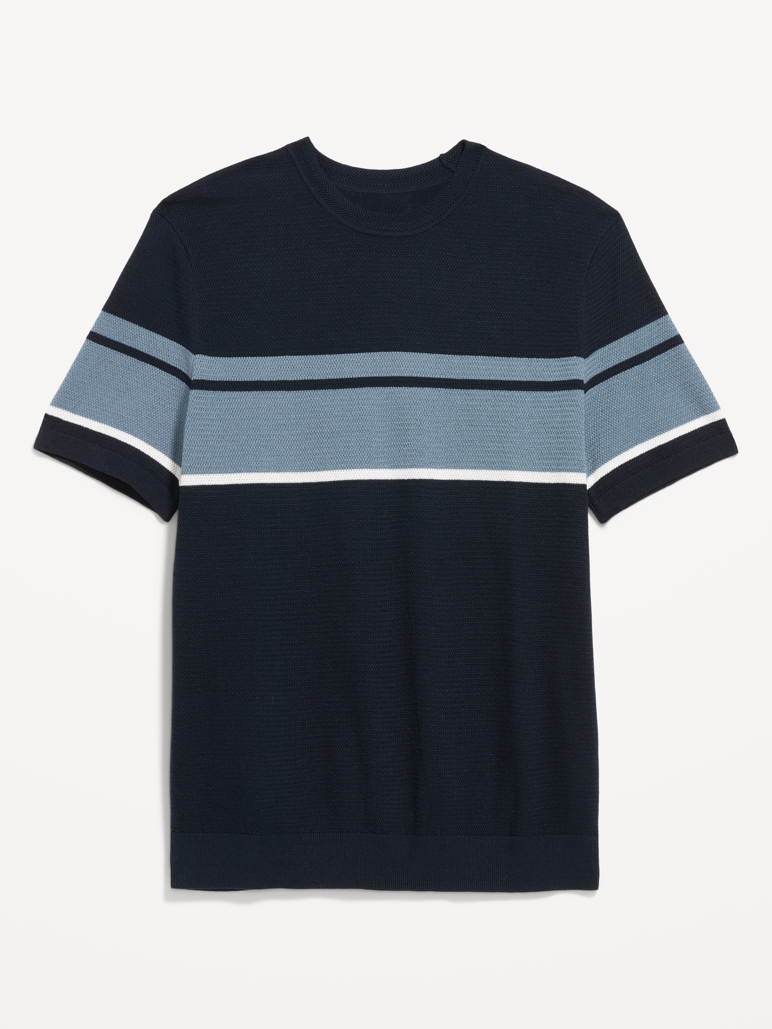 Relaxed Color-Block Sweater T-Shirt