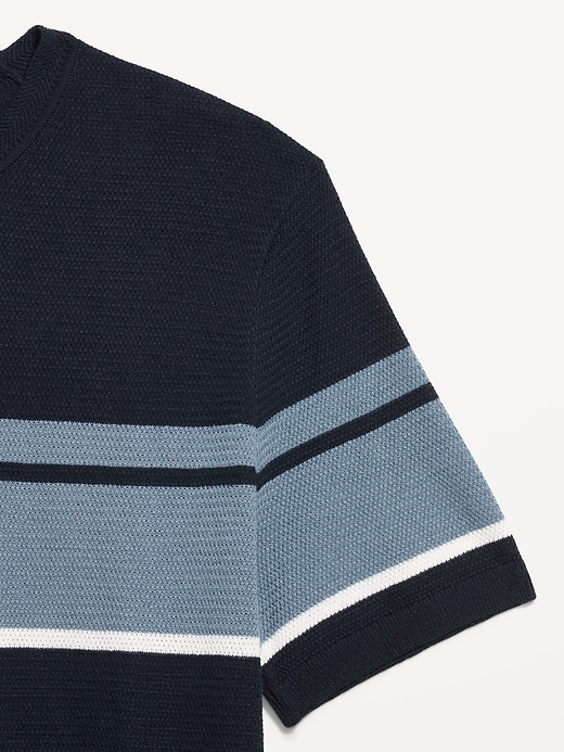 Image number 4 showing, Relaxed Color-Block Sweater T-Shirt