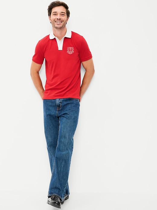 Image number 3 showing, Classic Fit Pique Graphic Polo