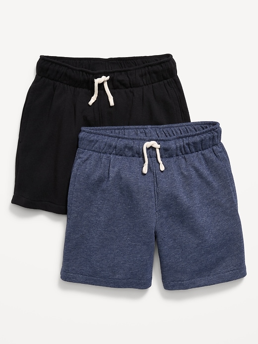 Image number 1 showing, Below Knee Fleece Jogger Shorts 2-Pack for Boys