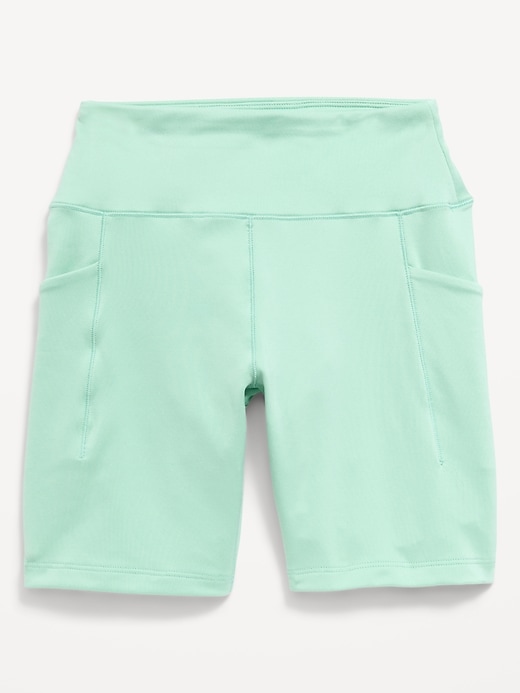 Image number 4 showing, High-Waisted StudioSmooth Biker Shorts for Girls