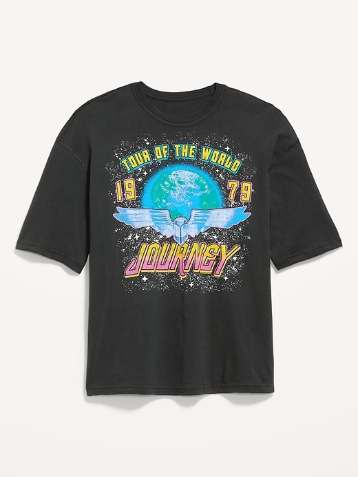 Image number 1 showing, Licensed Pop-Culture Graphic Cropped T-Shirt
