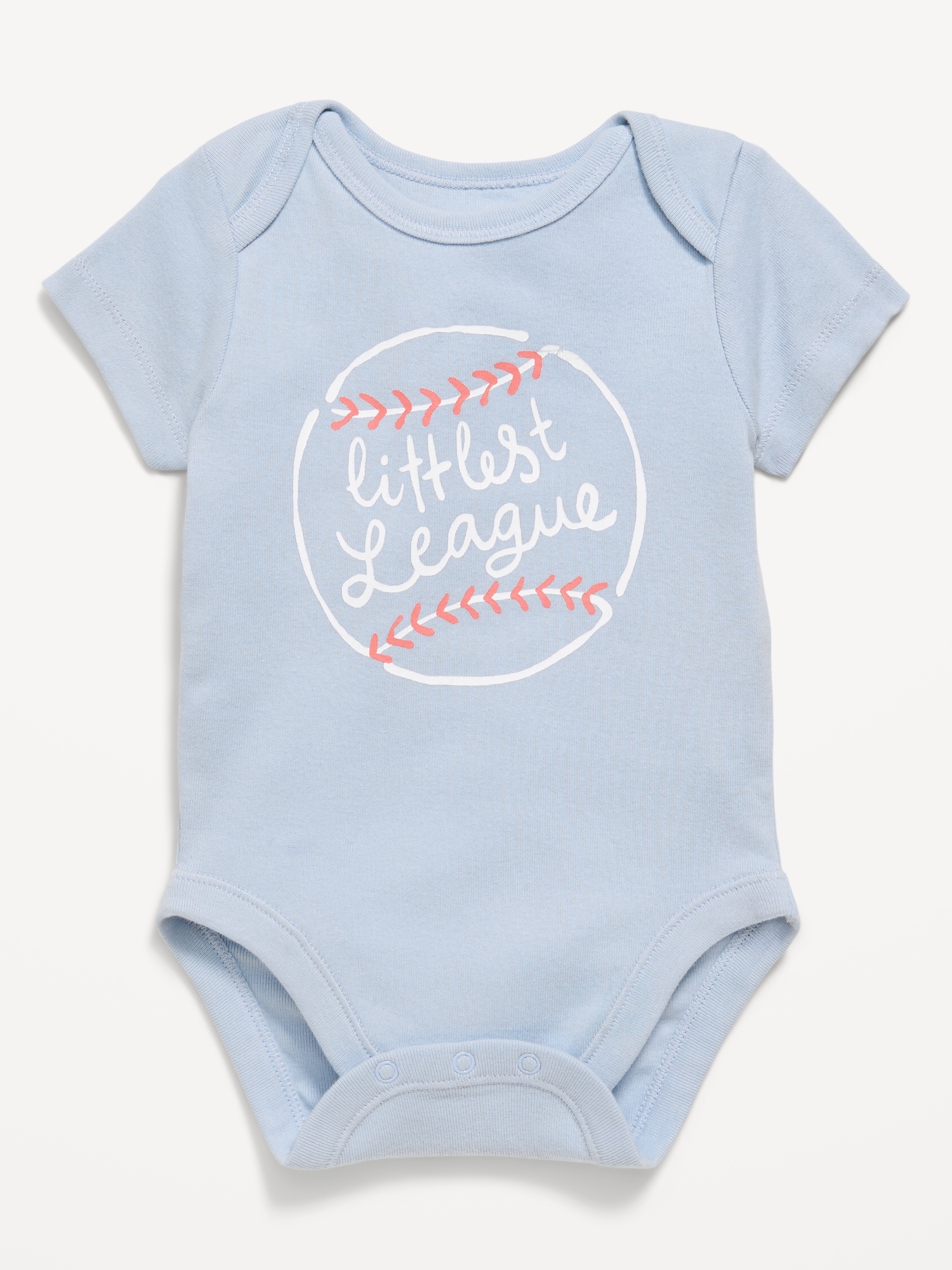 Short-Sleeve Unisex Graphic Bodysuit for Baby