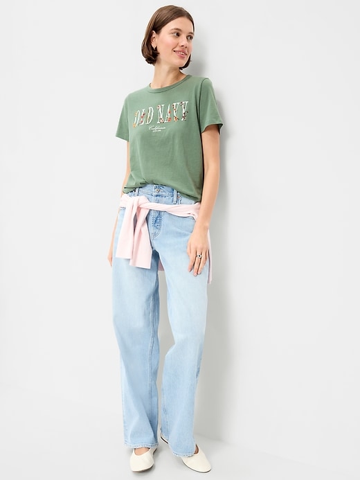 Image number 3 showing, Crew-Neck Logo-Graphic T-Shirt