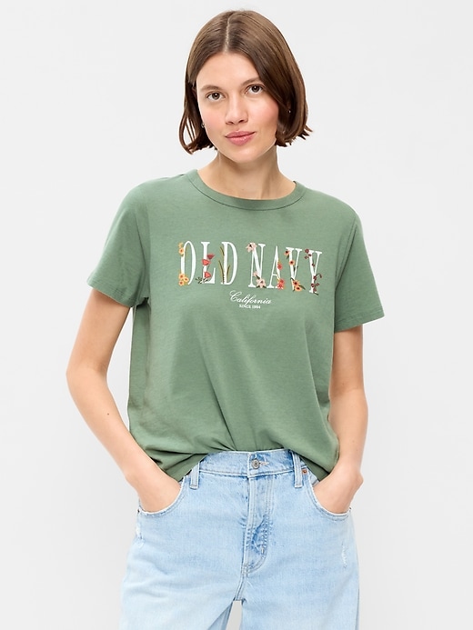 Image number 1 showing, Crew-Neck Logo-Graphic T-Shirt