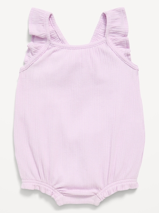 Image number 2 showing, Sleeveless Ruffle-Trim Romper for Baby