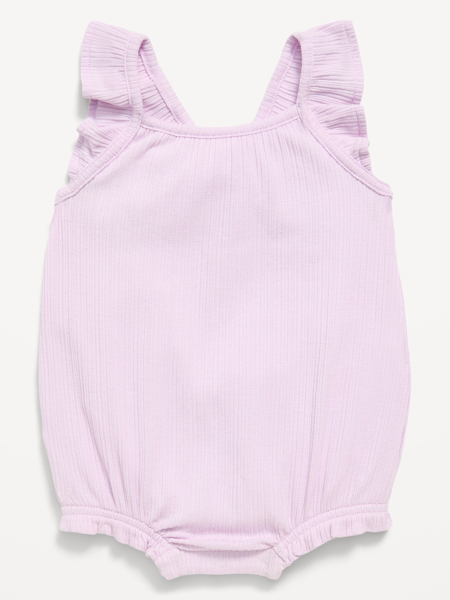 Sleeveless Ruffle-Trim Romper for Baby