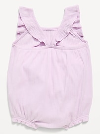 Image number 3 showing, Sleeveless Ruffle-Trim Romper for Baby