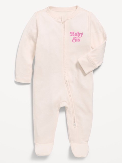 2-Way-Zip Sleep & Play Footed One-Piece for Baby