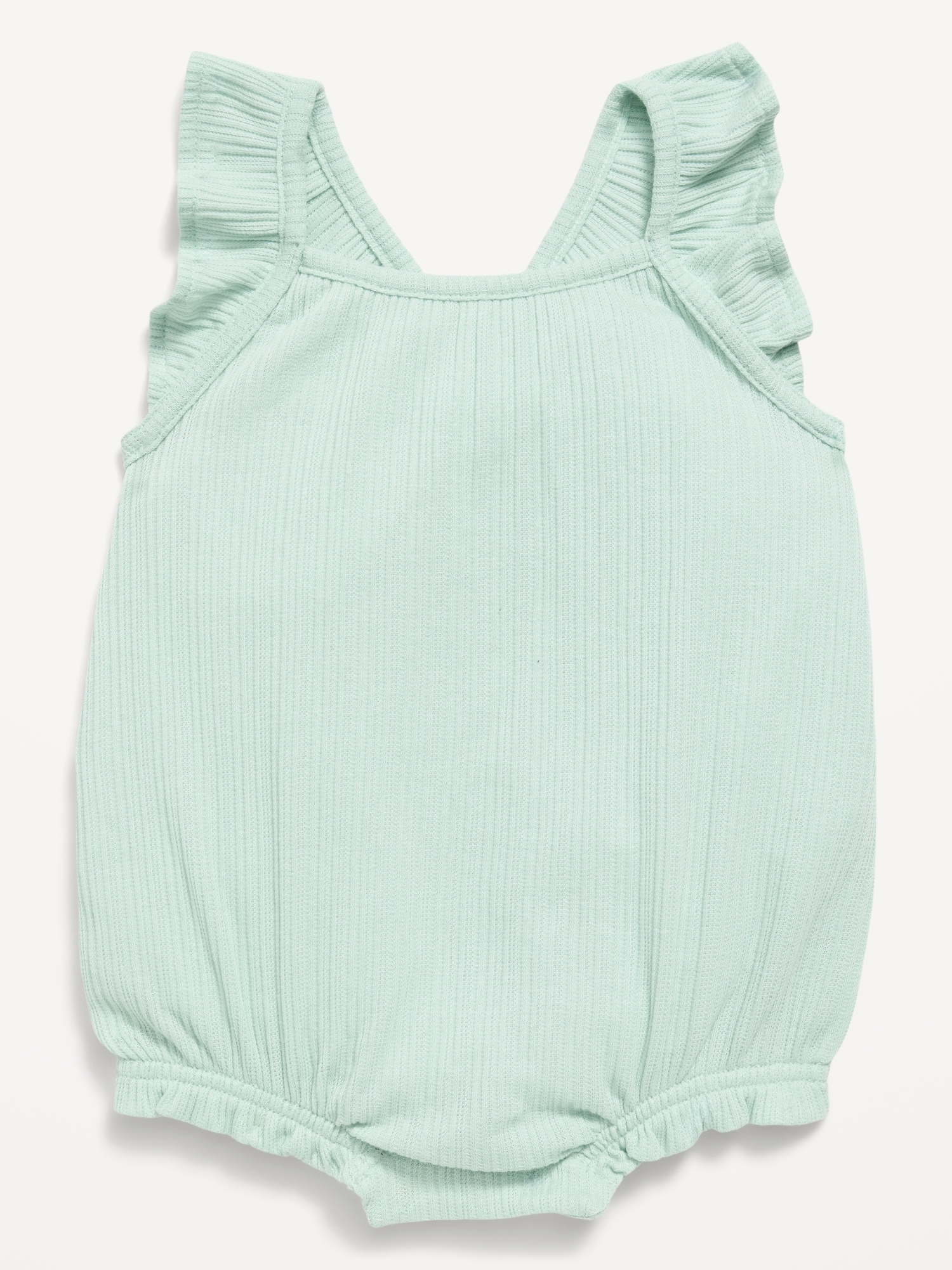 Sleeveless Ruffle-Trim Romper for Baby