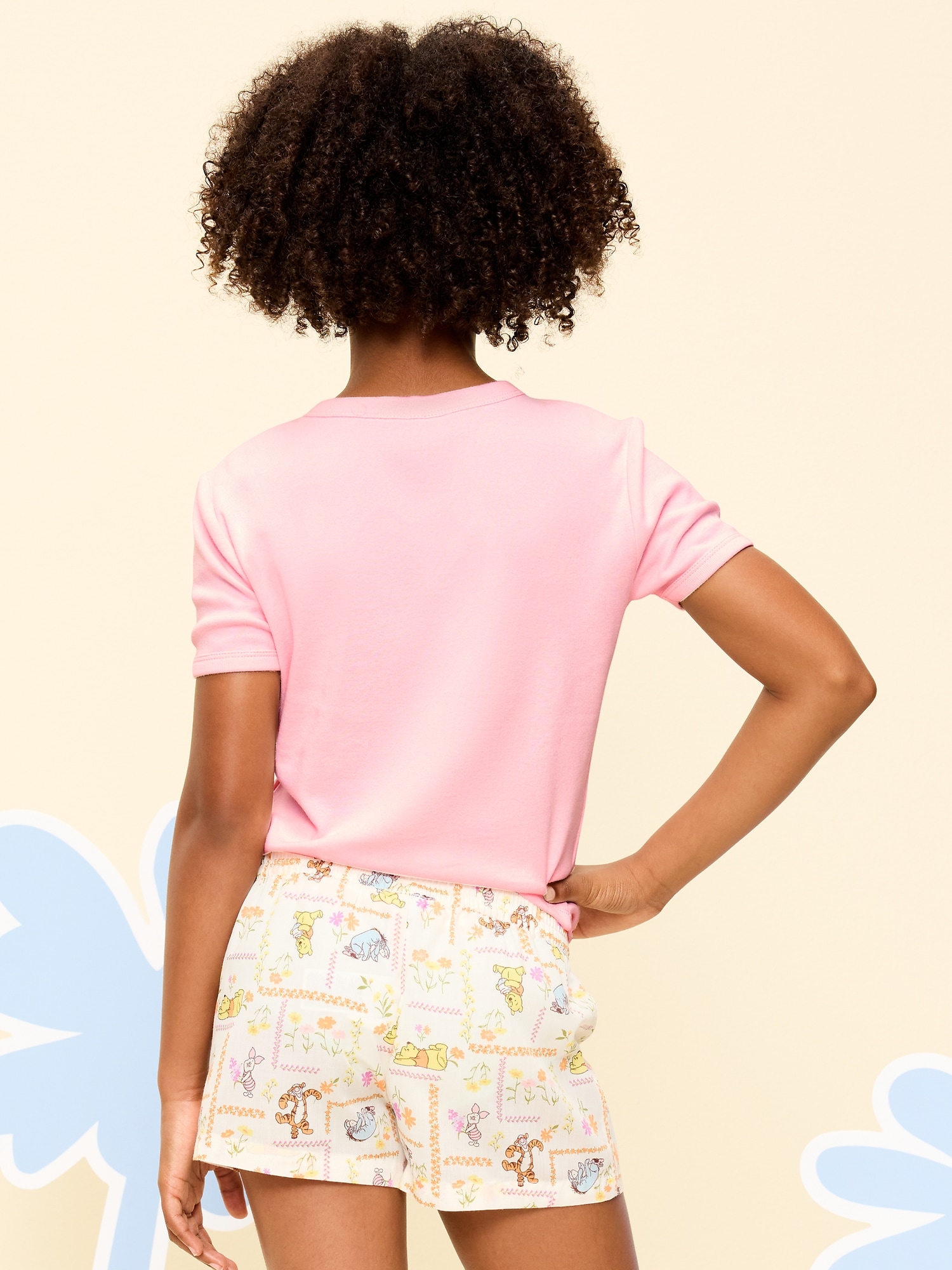 Old Navy x Disney Winnie the Pooh Fitted Graphic Ringer T-Shirt for Girls