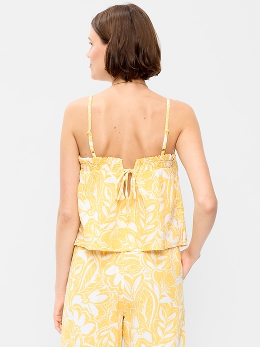 Image number 2 showing, Open-Back Smocked Tank Top