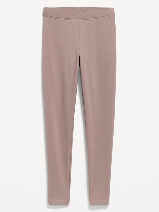 Image number 6 showing, High-Waisted Fleece-Lined Ankle Leggings
