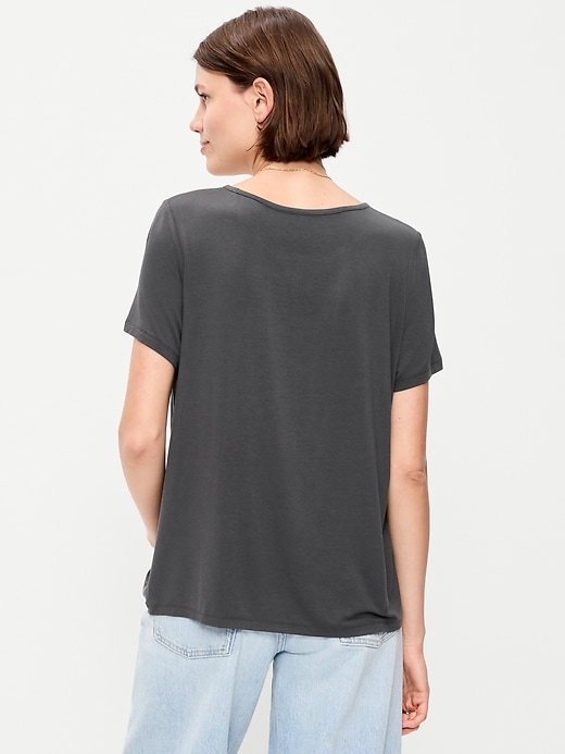 Image number 2 showing, Luxe Crew-Neck T-Shirt