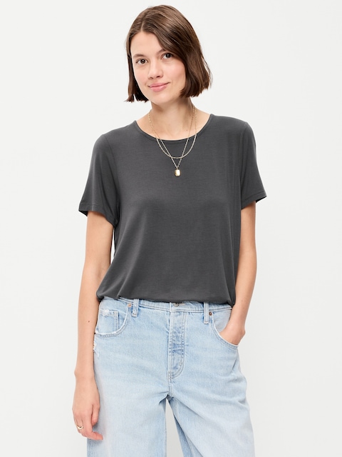 Luxe Crew-Neck T-Shirt