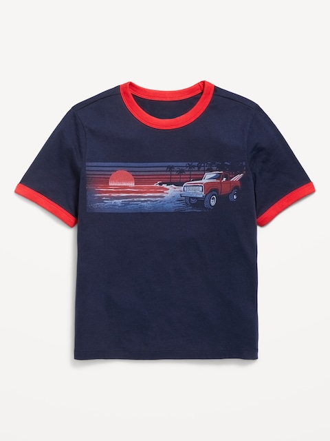 Softest Printed Crew-Neck T-Shirt for Boys