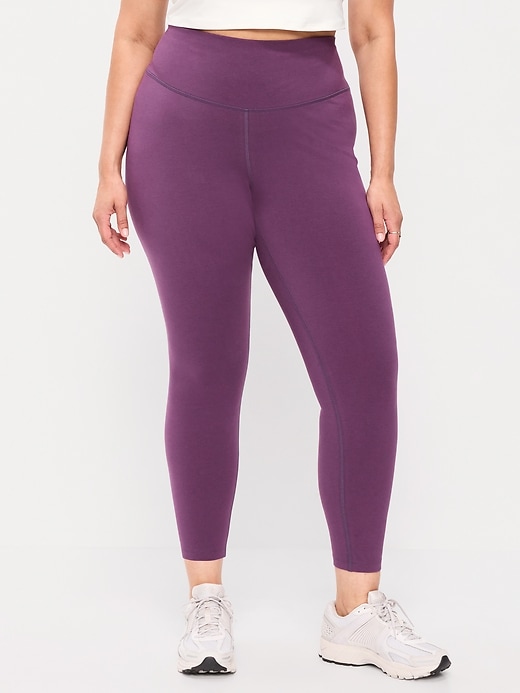 Image number 7 showing, High-Waisted PowerChill 7/8 Cotton Leggings