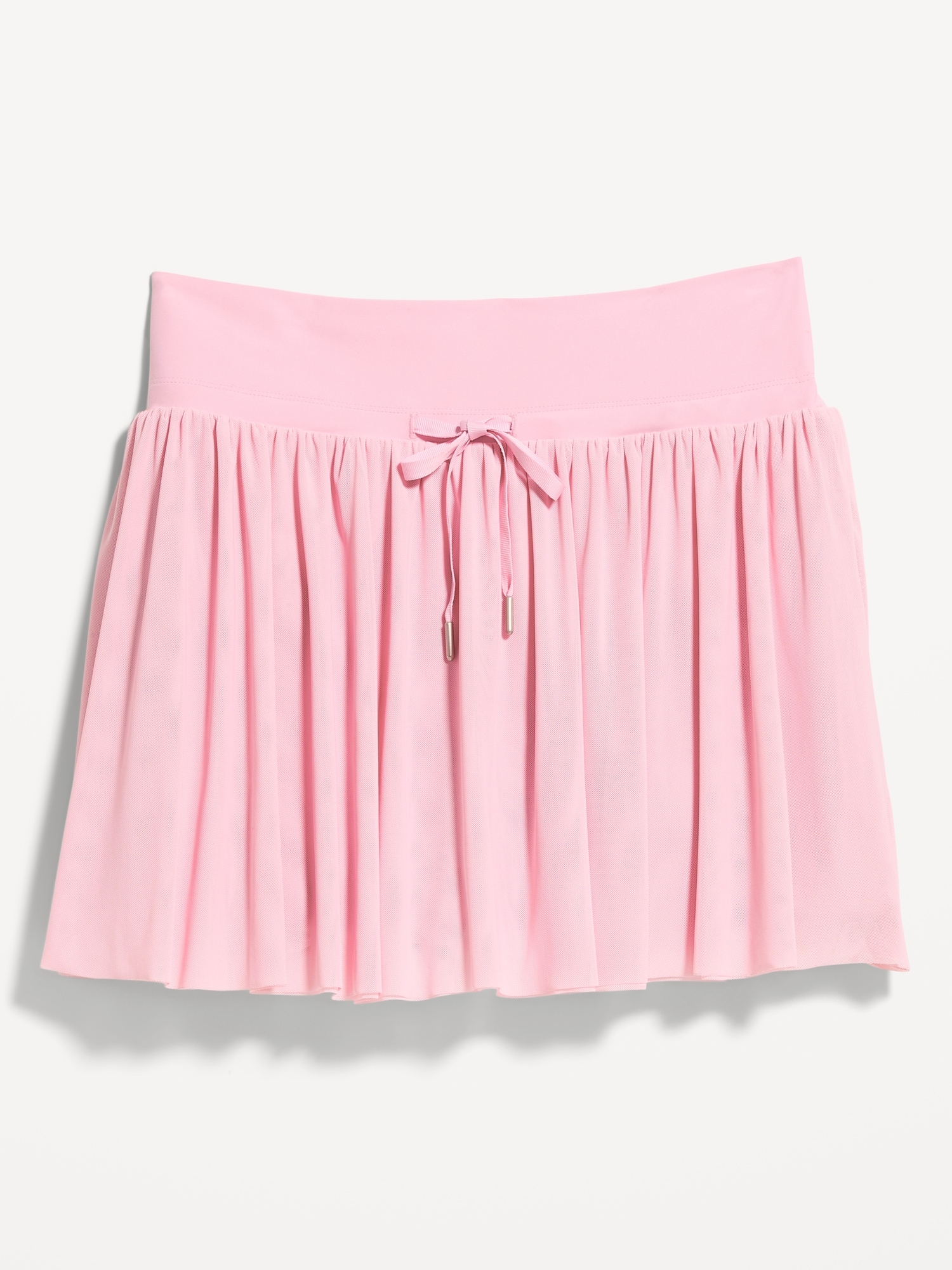 High-Waisted Mesh Skort