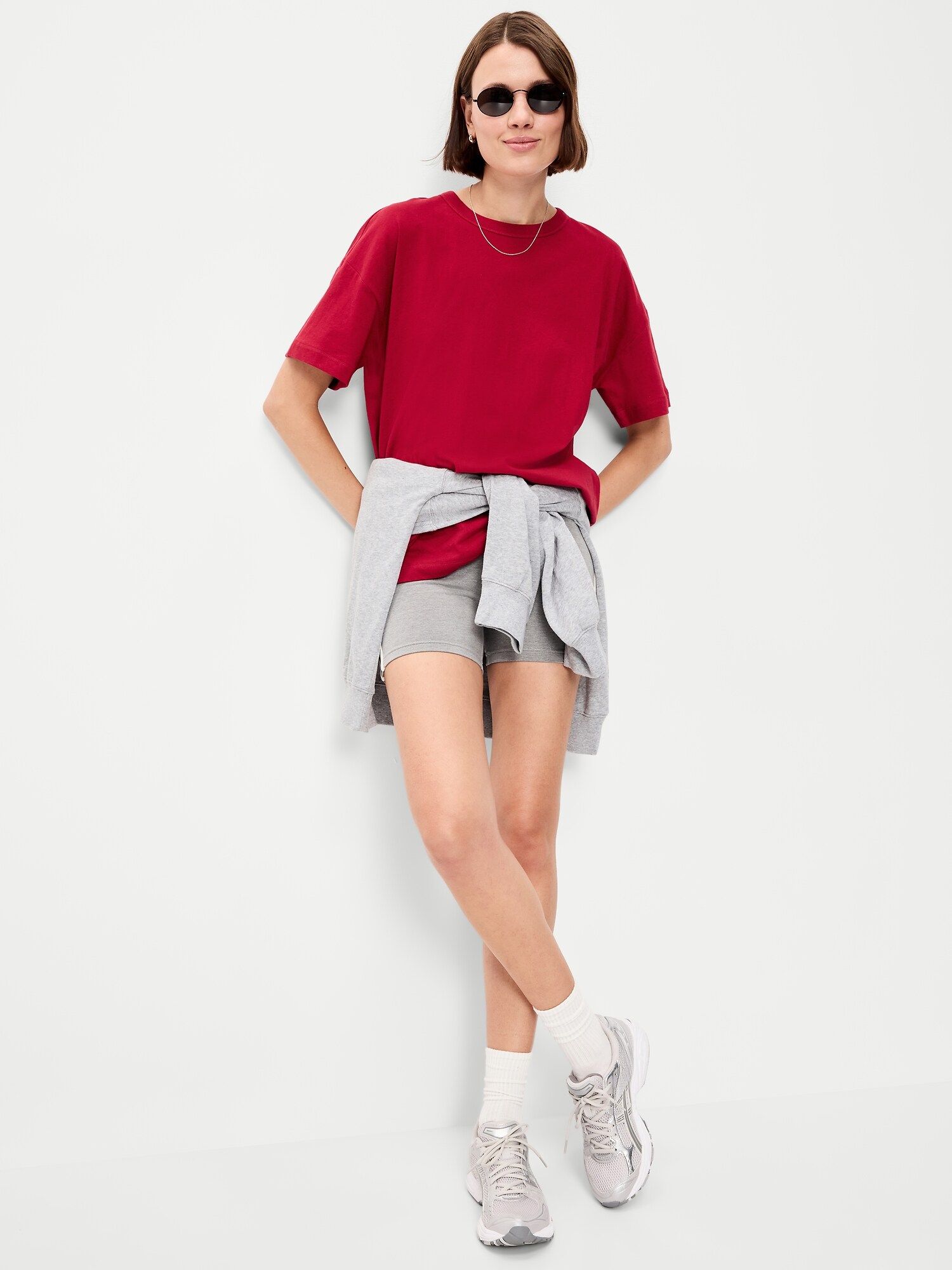 Женская футболка Old Navy Oversized EveryWear Tunic, цвет: Annatto — фото 3
