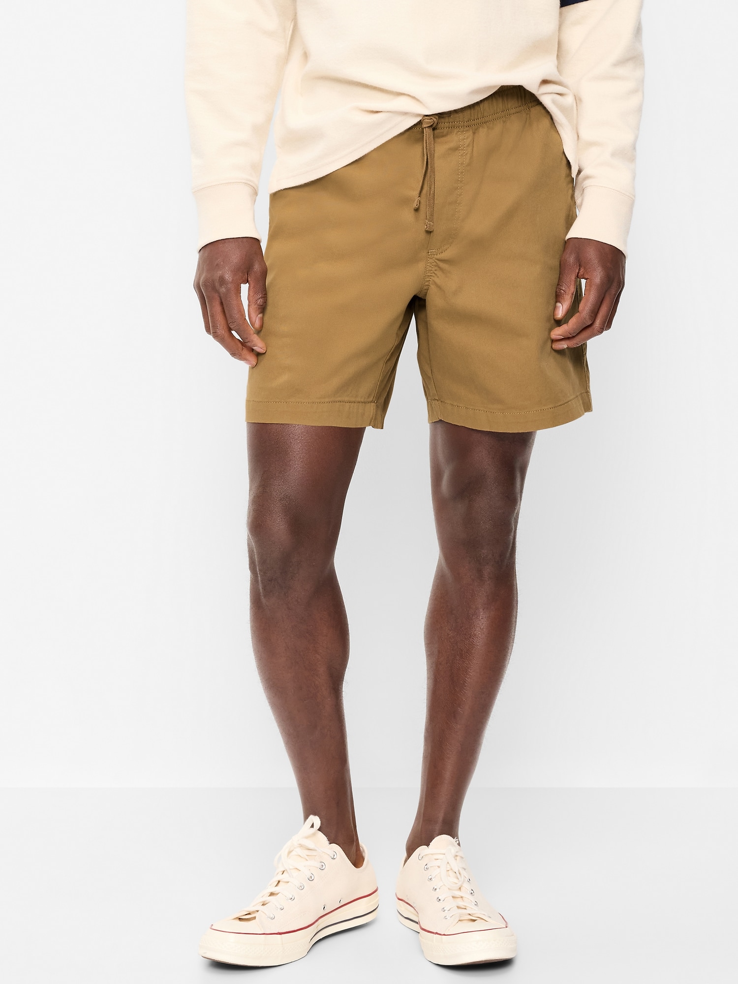 Twill Jogger Shorts - 7-inch inseam
